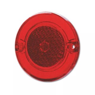 1 - Roter Reflektor der Serie 720 Ø 95 mm für Wohnmobile und Wohnwagen